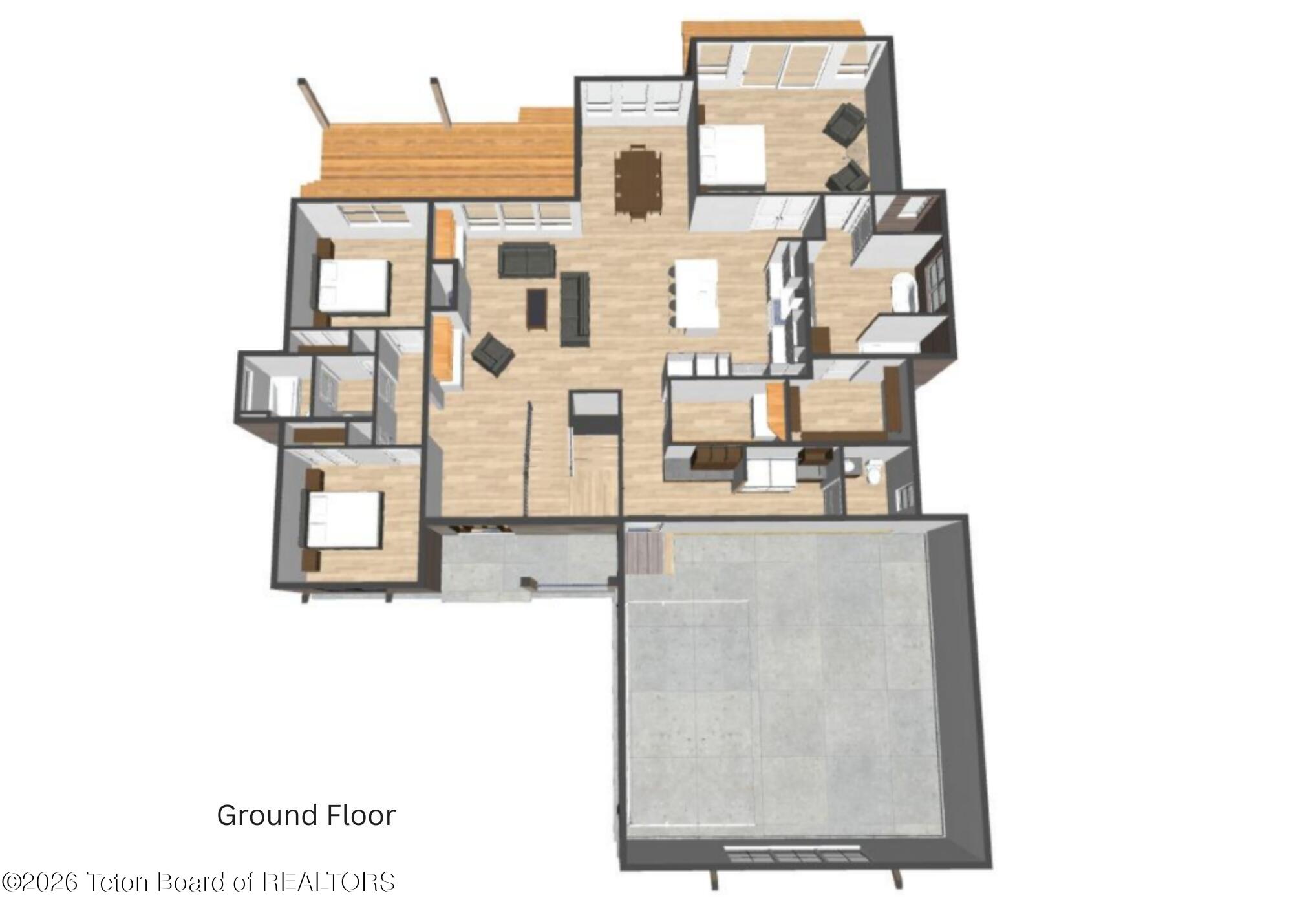 320 Kristen Street Victor, ID 83455 - Photo 3 of 4 Floor Plan Ground Floor