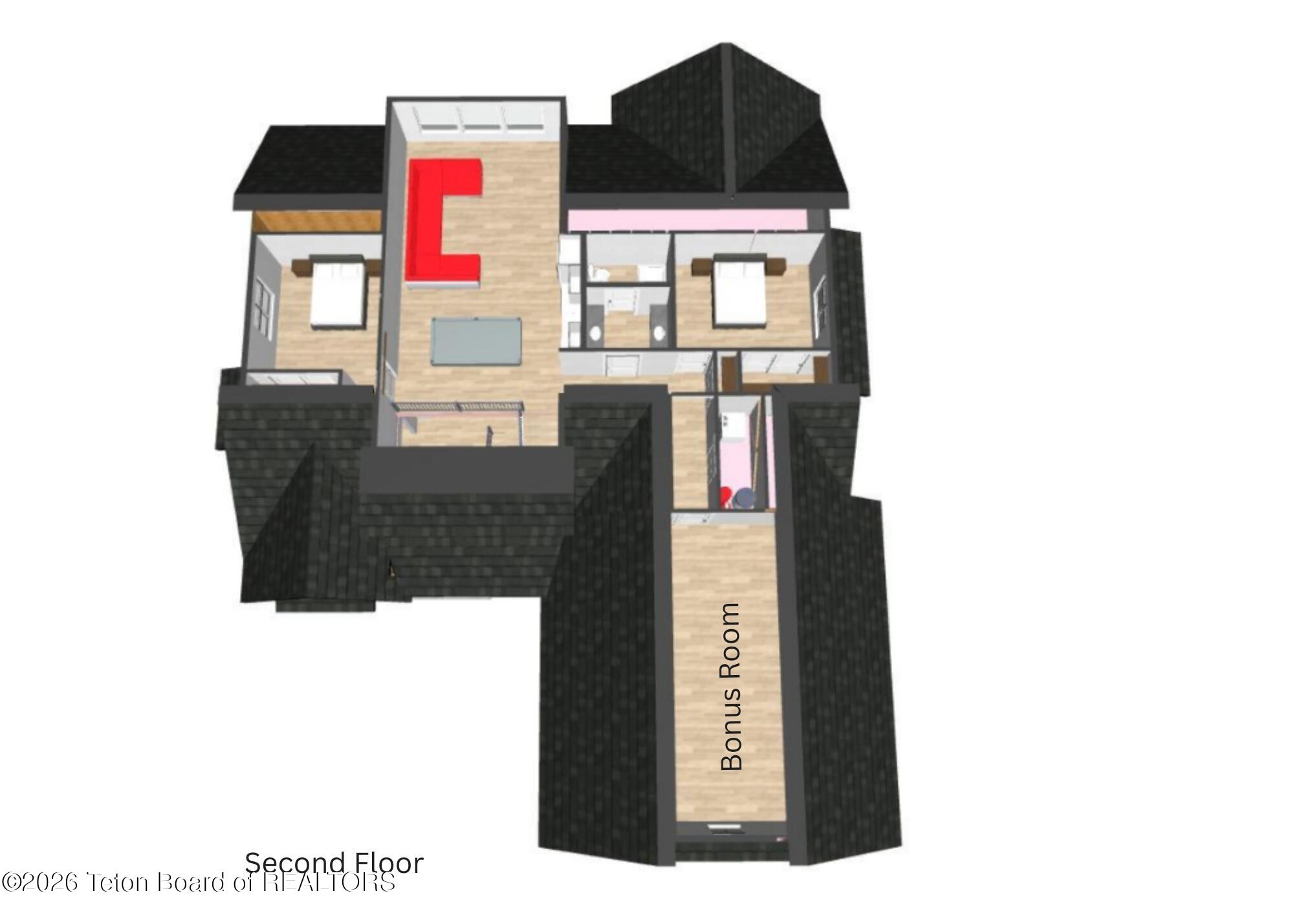 320 Kristen Street Victor, ID 83455 - Photo 4 of 4 Floor Plan Second Floor