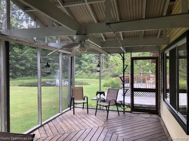 4380 Rabidue Road North Street, MI 48049 - Photo 4 of 29 Screened in Porch off Back of Home