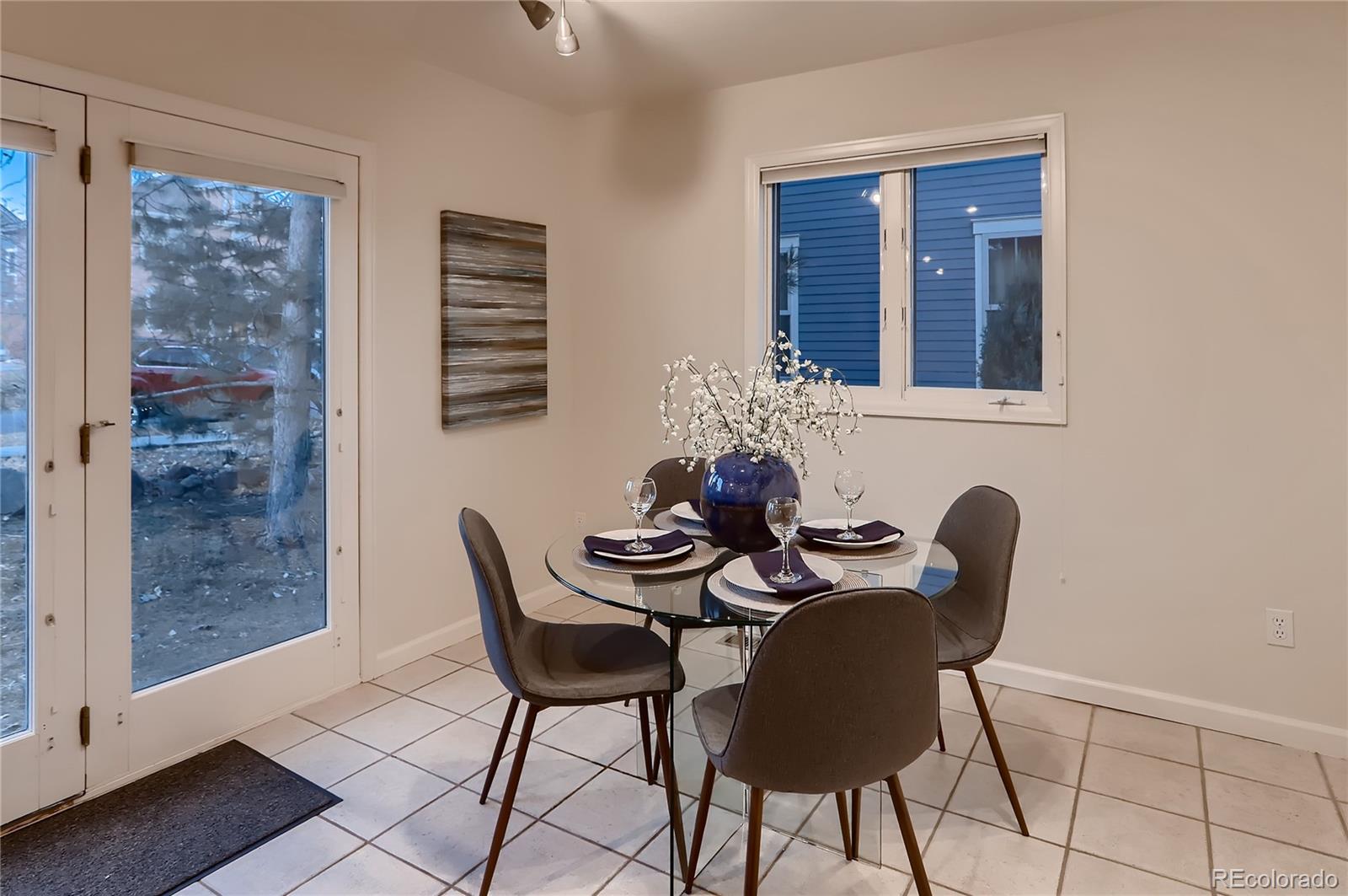 4640 15th Street, Unit D Boulder, CO 80304 - Photo 13 of 28 a dining room with furniture and window