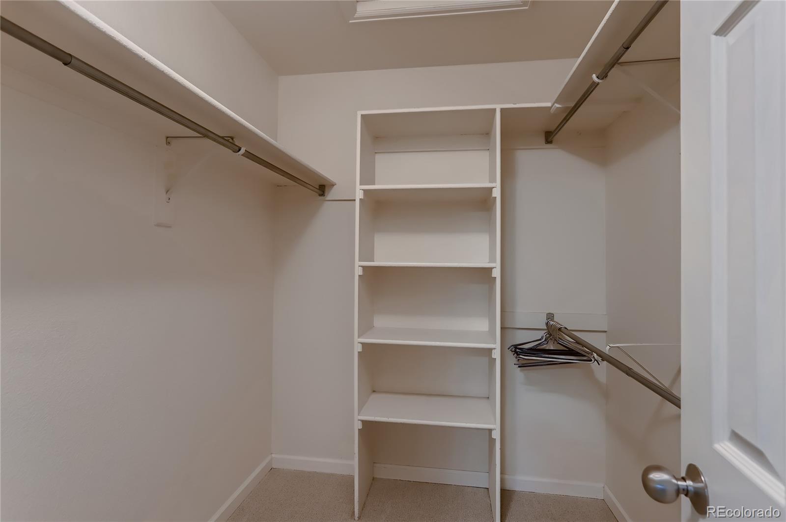 4640 15th Street, Unit D Boulder, CO 80304 - Photo 20 of 28 a view of walk in closet with empty racks