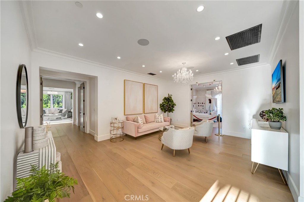 2037 Delphine Lane Calabasas, CA 91302 - Photo 40 of 75 a view of a living room and dining room