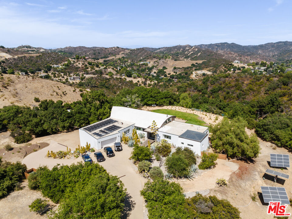 1750 Will Geer Road Topanga, CA 90290 - Photo 48 of 49 an aerial view of residential houses with outdoor space