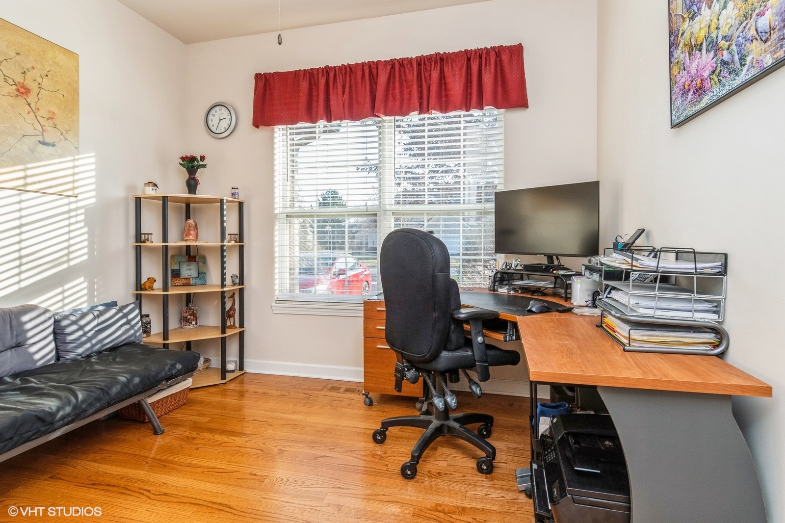 11976 Winterberry Lane Plainfield, IL 60585 - Photo 10 of 22 a view of a workspace with furniture and a window