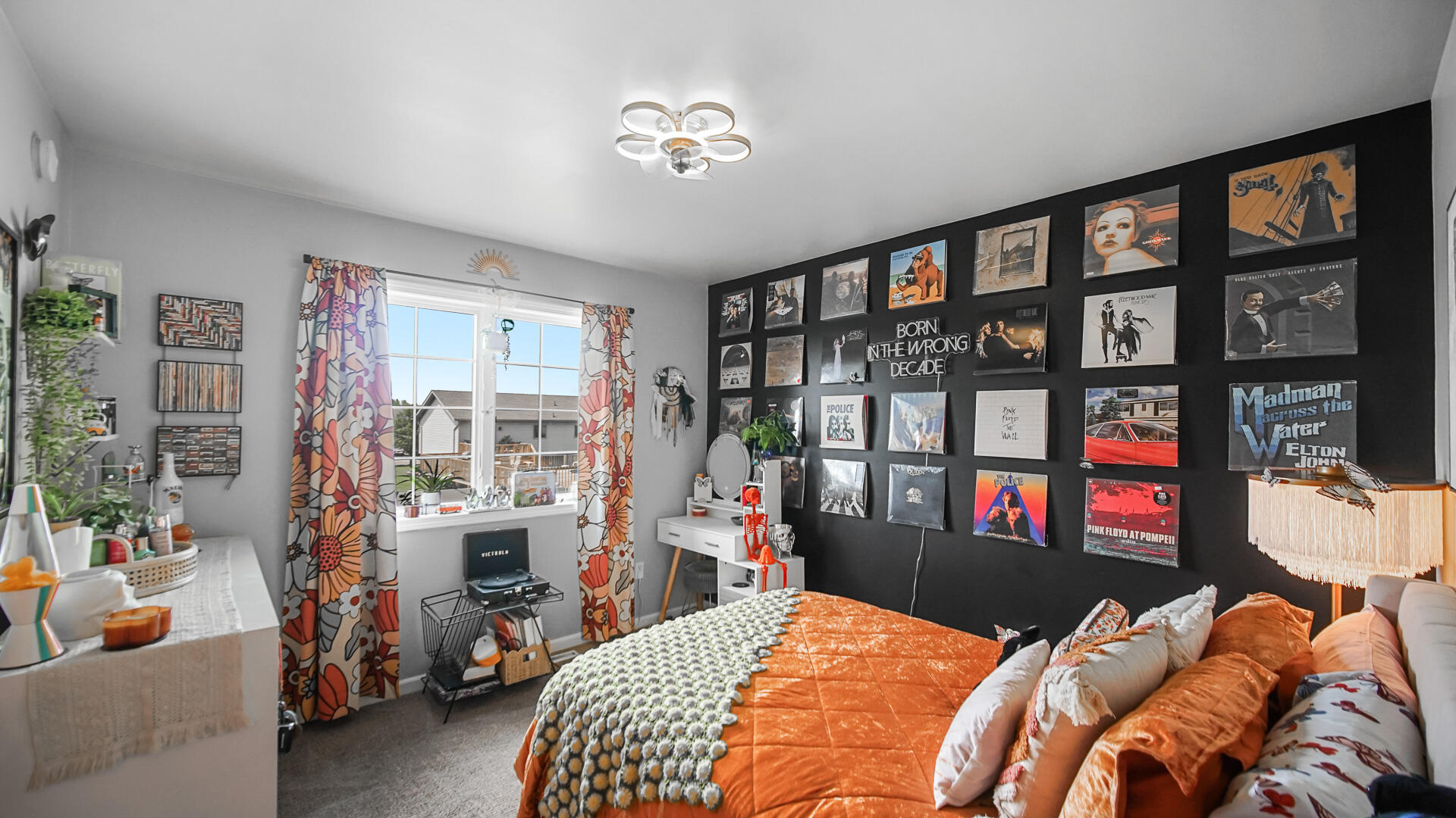 7313 West 91st Place Crown Point, IN 46307 - Photo 16 of 28 a bedroom with a bed furniture and a large window
