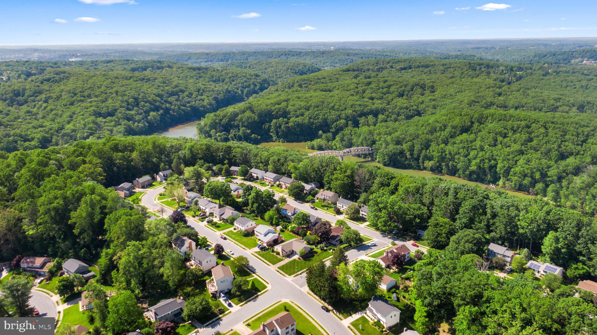 10825 Sandringham Road Cockeysville, MD 21030 - Photo 53 of 55 Aerial View of Community and Loch Raven Reservoir