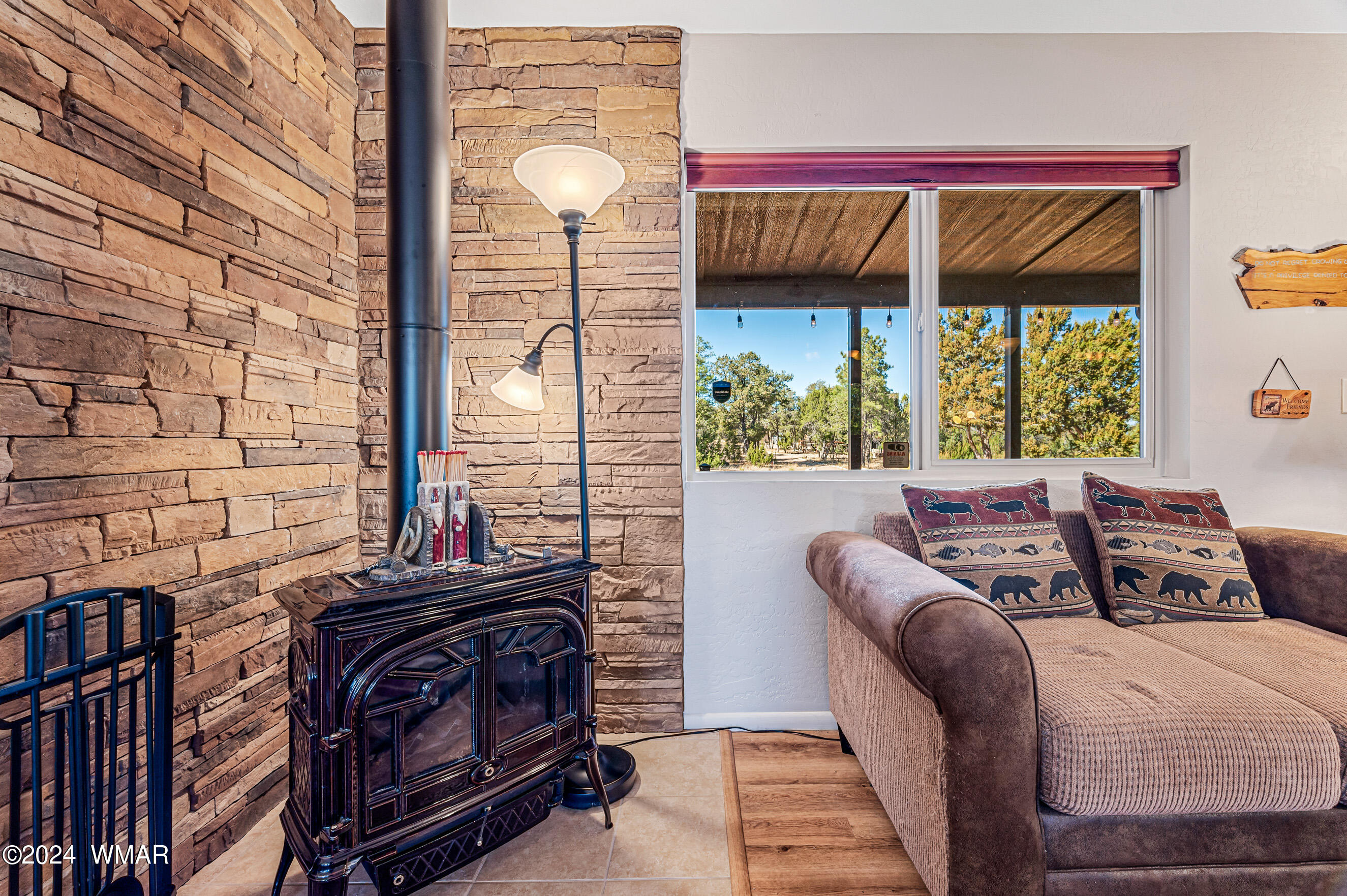 3325 Saw Mill Ridge Loop Heber, AZ 85928 - Photo 8 of 26 Wood burning stove