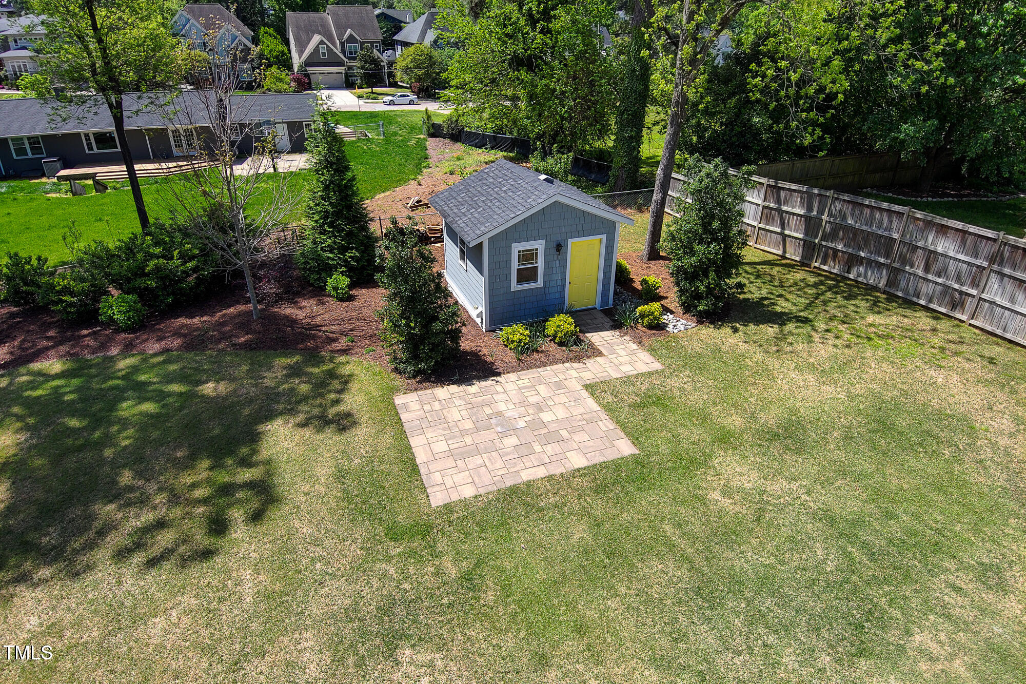 721 Shelley Road Raleigh, NC 27609 - Photo 42 of 46 a front view of a house with a yard