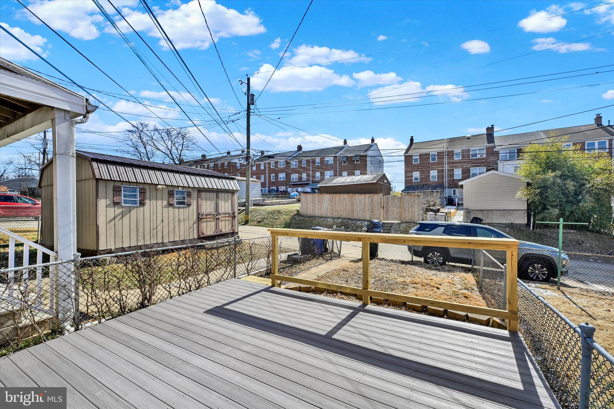 7007 Bank Street Baltimore, MD 21224 - Photo 17 of 18 a view of a balcony with furniture