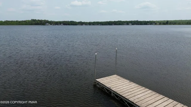 a view of a lake and outdoor space
