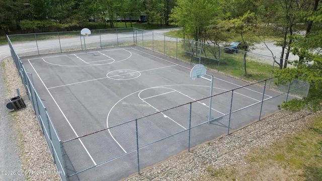 a view of a tennis court