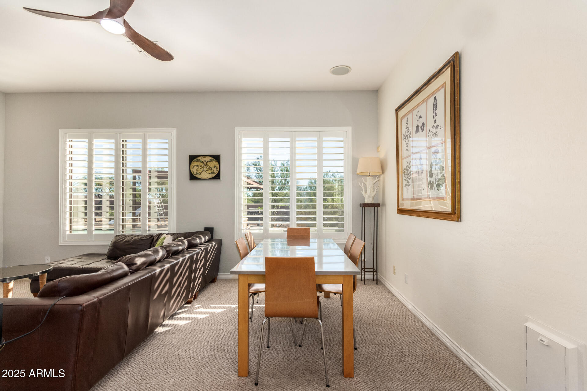 105 East Tanya Road Phoenix, AZ 85086 - Photo 20 of 63 a view of a dining room with furniture window and outside view