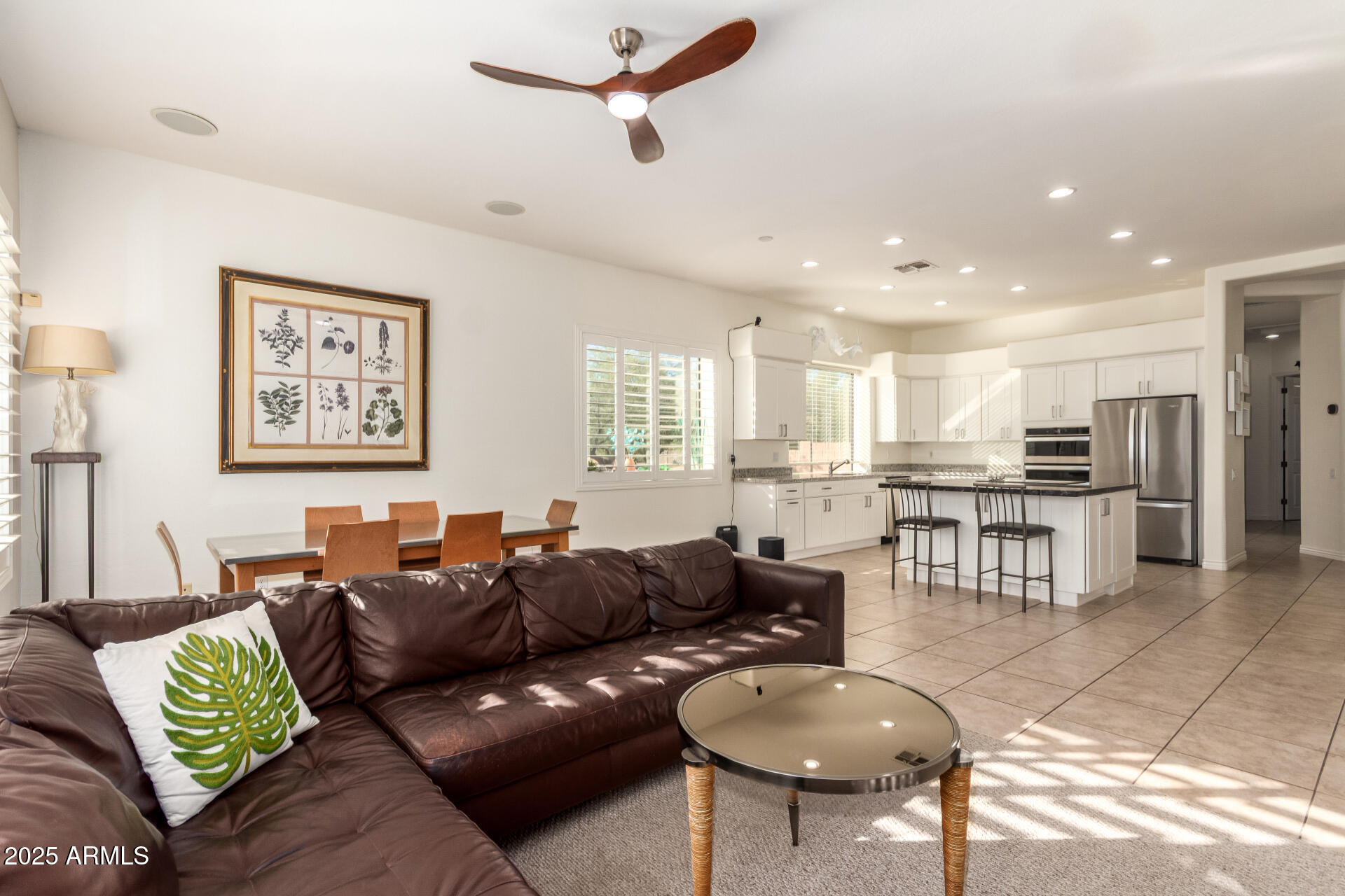 105 East Tanya Road Phoenix, AZ 85086 - Photo 22 of 63 a living room with furniture and a view of kitchen