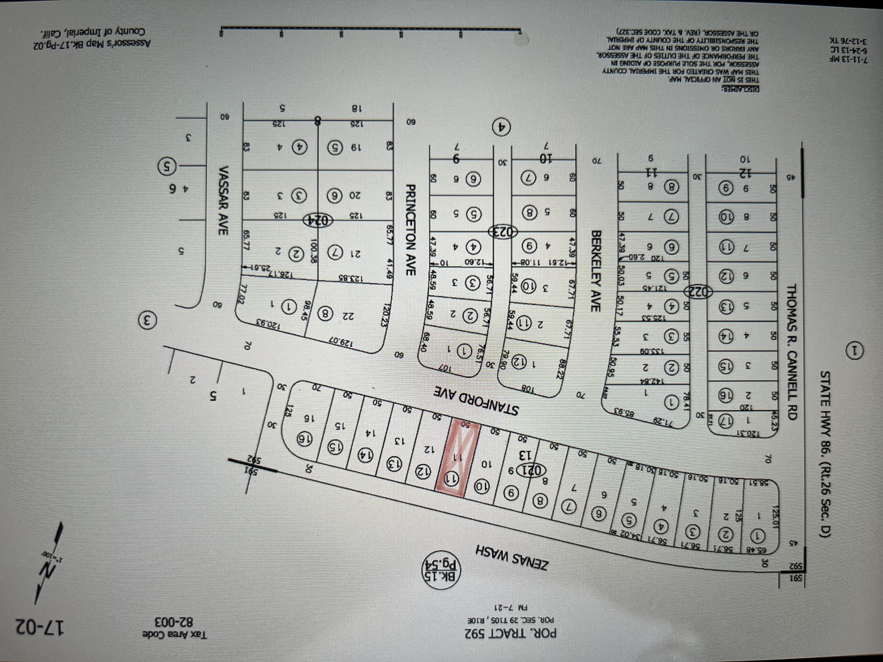1978 Thomas R Cannell Road Thermal, CA 92274 - Photo 3 of 3 a close up of a street sign