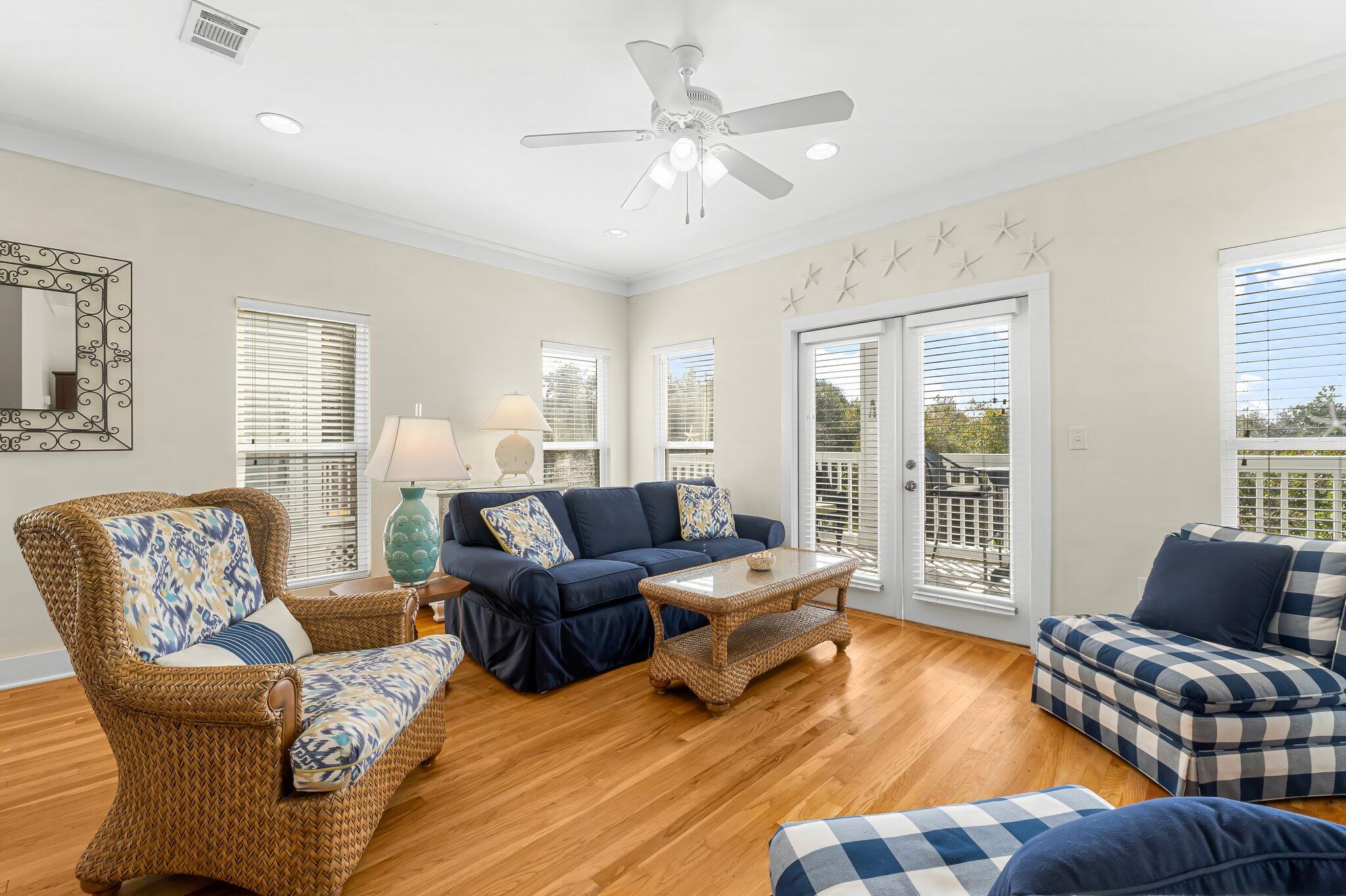 52 Cottage Way, Unit 5 Inlet Beach, FL 32461 - Photo 12 of 54 a living room with furniture and a large window