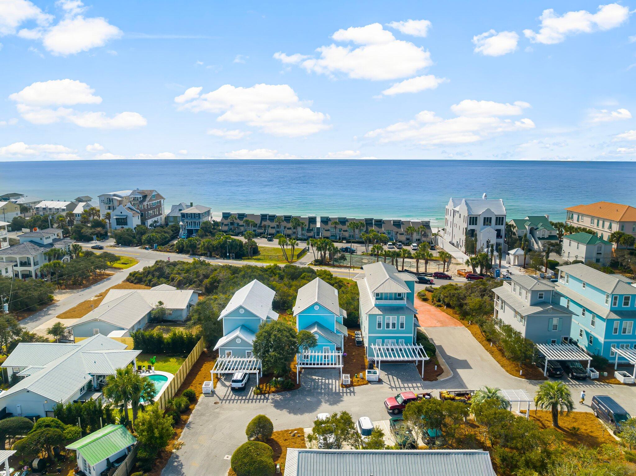 52 Cottage Way, Unit 5 Inlet Beach, FL 32461 - Photo 3 of 54 an aerial view of residential houses with outdoor space