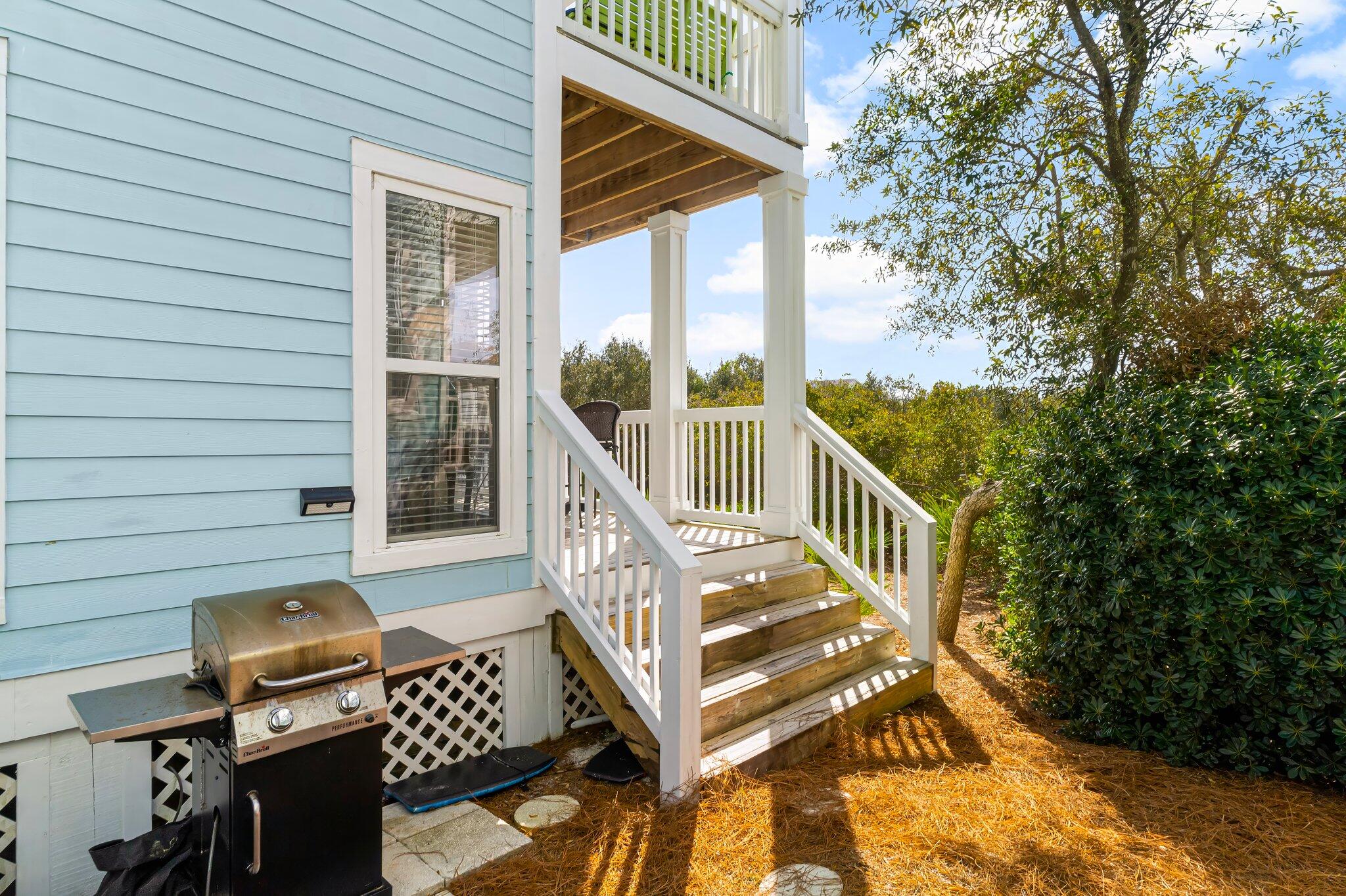 52 Cottage Way, Unit 5 Inlet Beach, FL 32461 - Photo 36 of 54 a view of a balcony with wooden floor