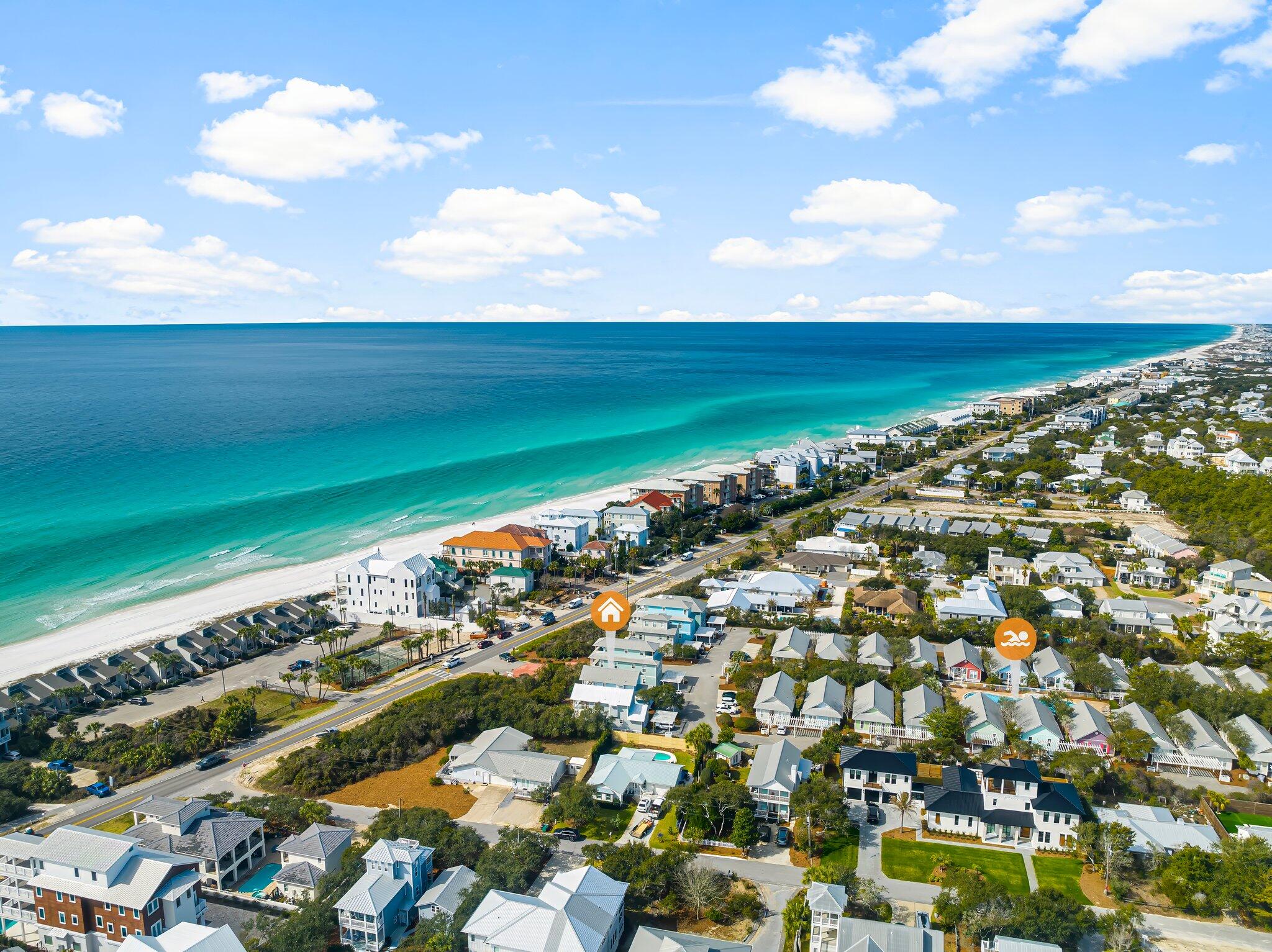 52 Cottage Way, Unit 5 Inlet Beach, FL 32461 - Photo 42 of 54 Aerial View 2