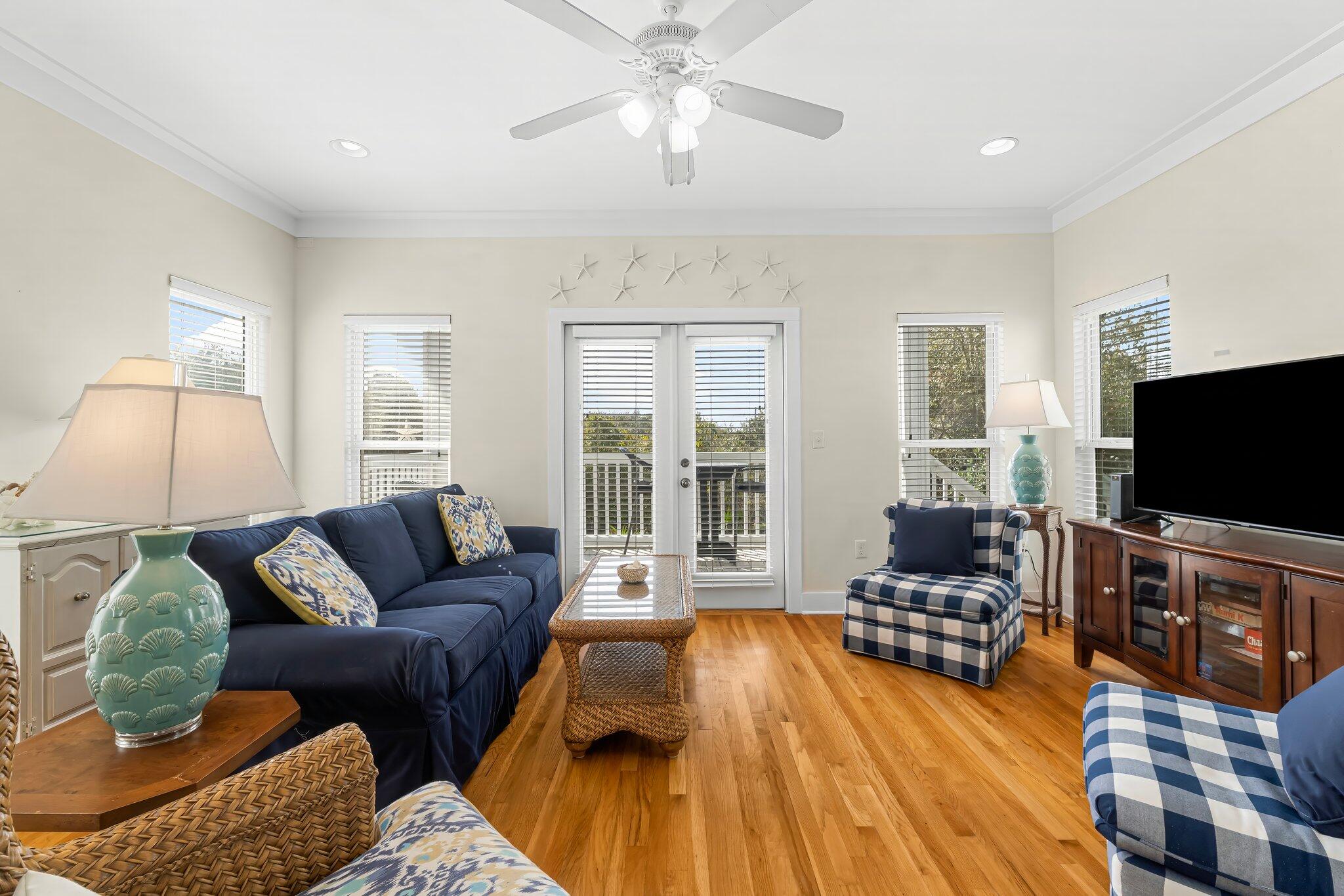 52 Cottage Way, Unit 5 Inlet Beach, FL 32461 - Photo 9 of 54 a living room with furniture and a flat screen tv