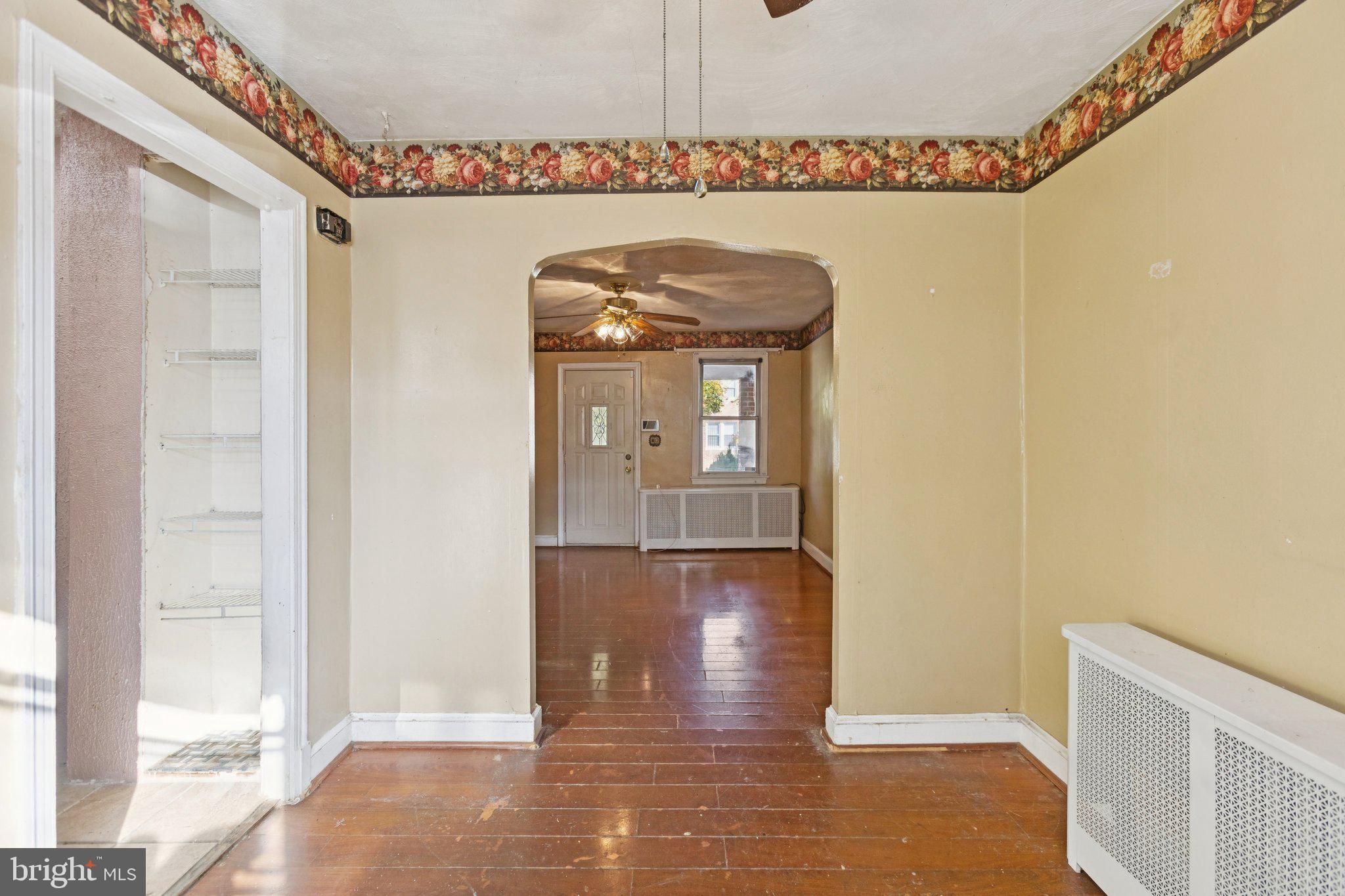 1633 R Street Southeast Washington, DC 20020 - Photo 26 of 44 a view of a hallway with wooden floor