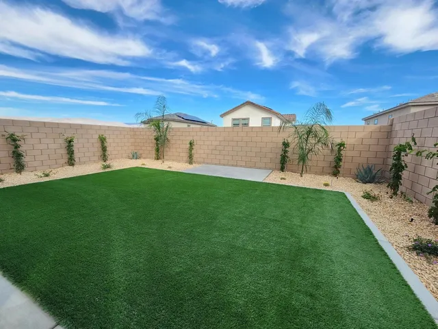 a view of a porch with a yard