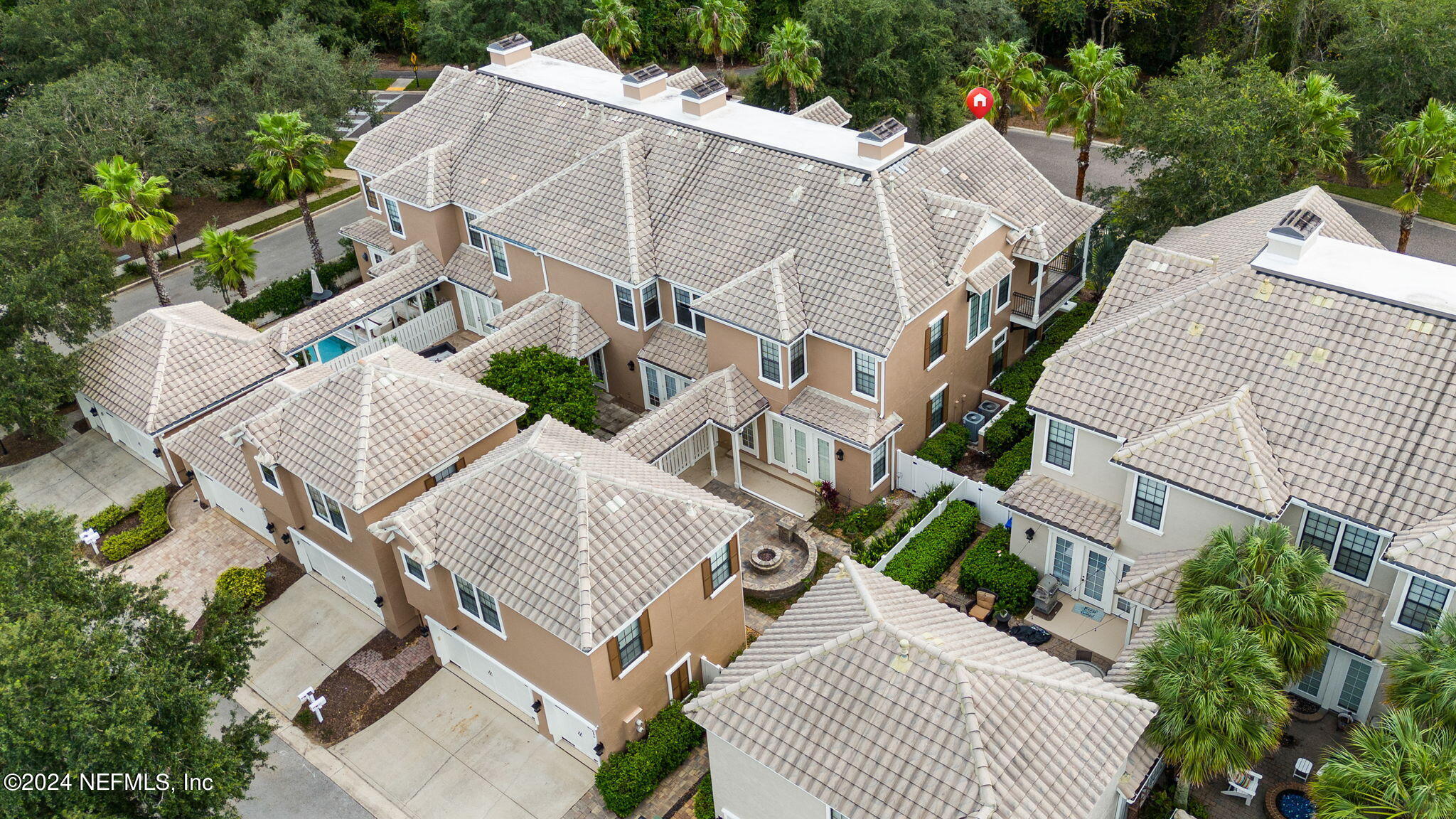 650 South Loop Parkway St. Augustine, FL 32095 - Photo 5 of 42 an aerial view of a house with backyard and outdoor seating