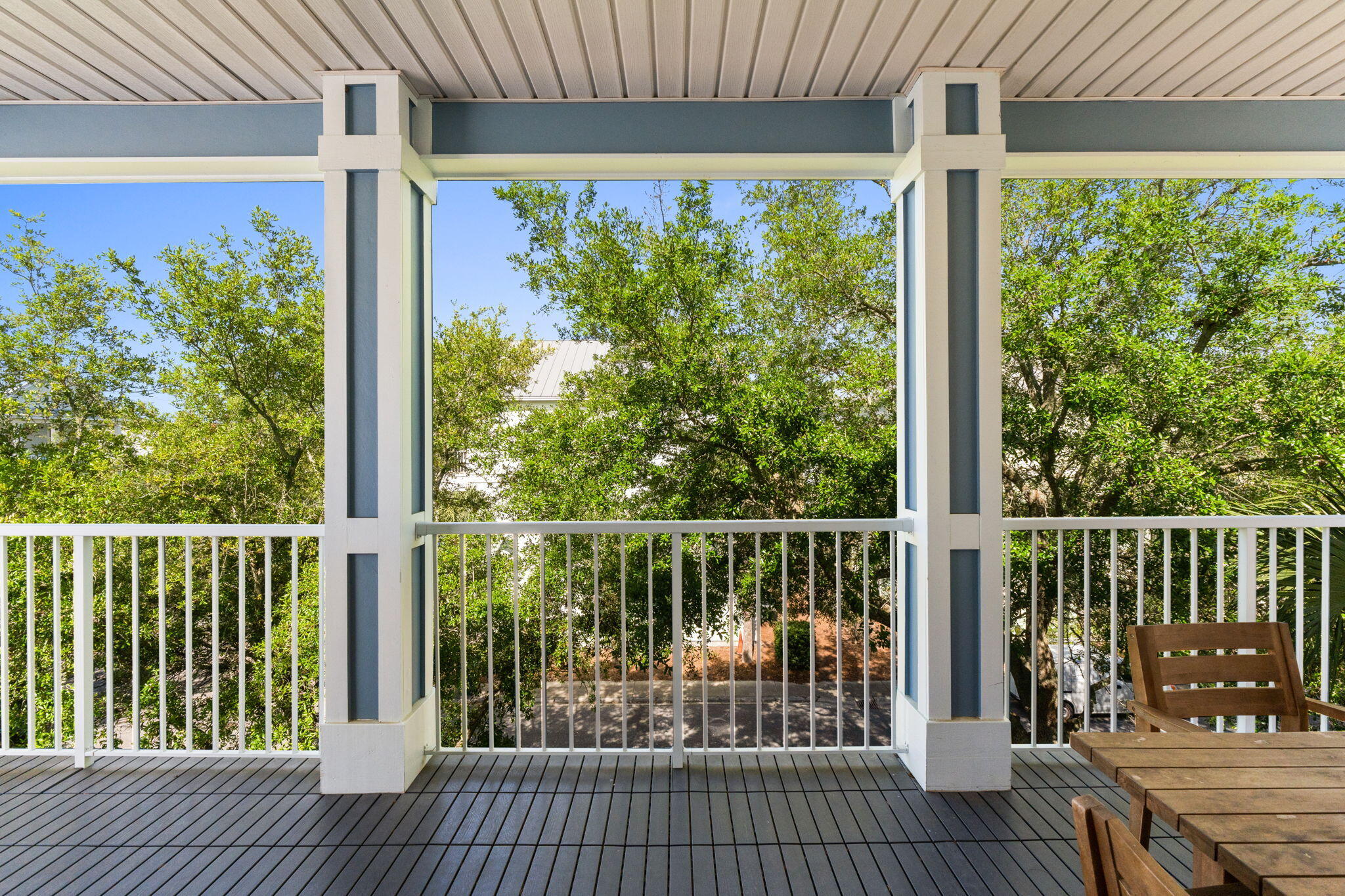 209 Grand Key Loop East Destin, FL 32541 - Photo 38 of 59 a view of a balcony with wooden floor