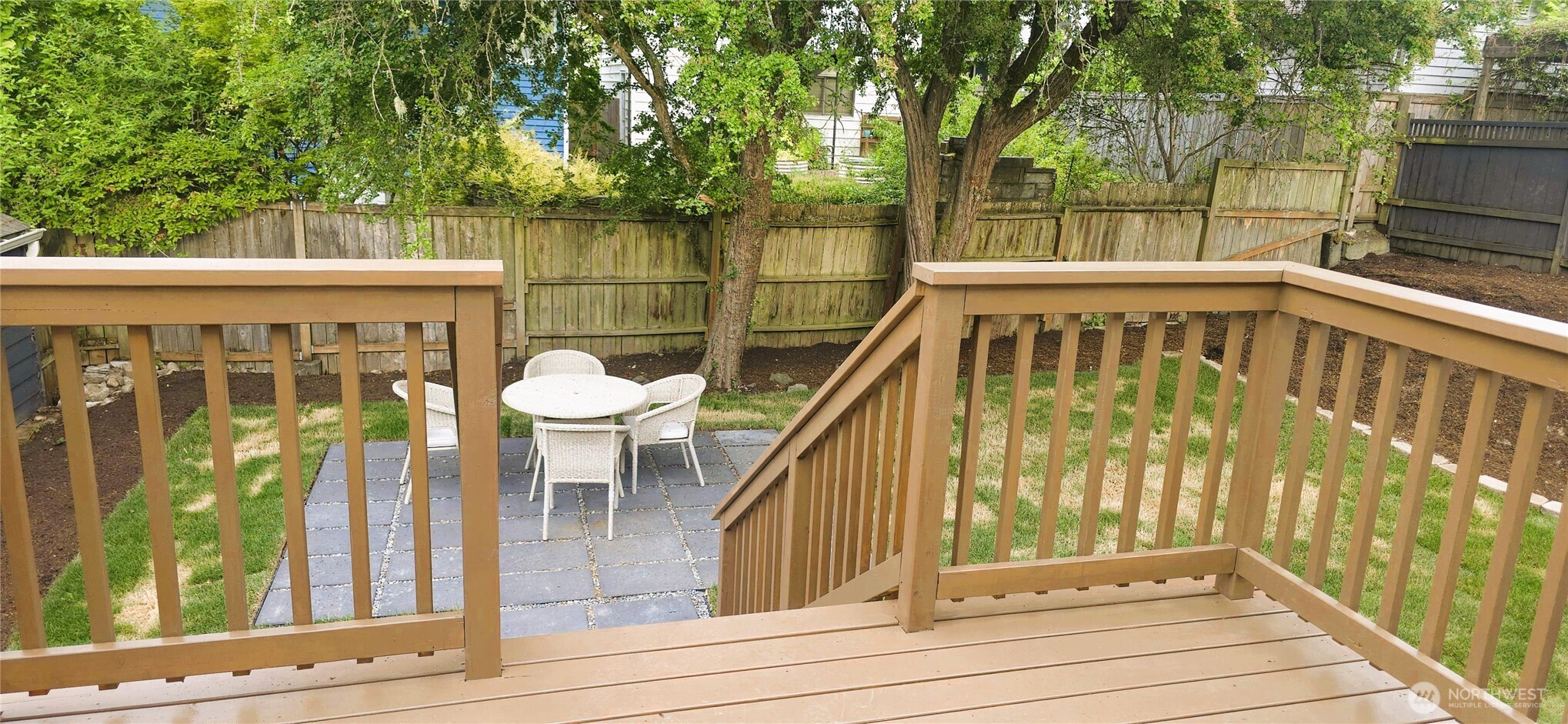 8421 39th Avenue Southwest Seattle, WA 98136 - Photo 22 of 24 a view of a balcony with a potted plant