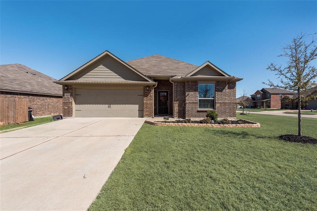 1837 Rialto Lane Crowley, TX 76036 - Photo 17 of 24 Brick exterior with an attached two-car garage