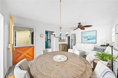 a room with cabinets and window