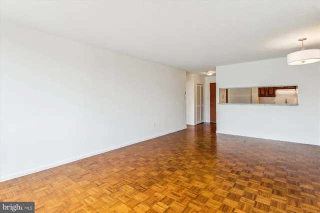 a view of an empty room