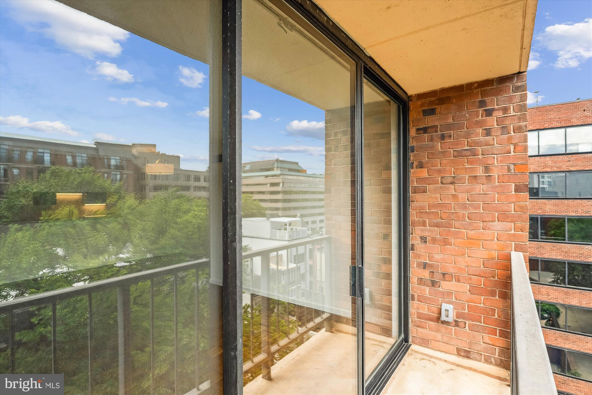 2555 Pennsylvania Avenue Northwest, Unit 816 Washington, DC 20037 - Photo 35 of 54 a view of a balcony from a window