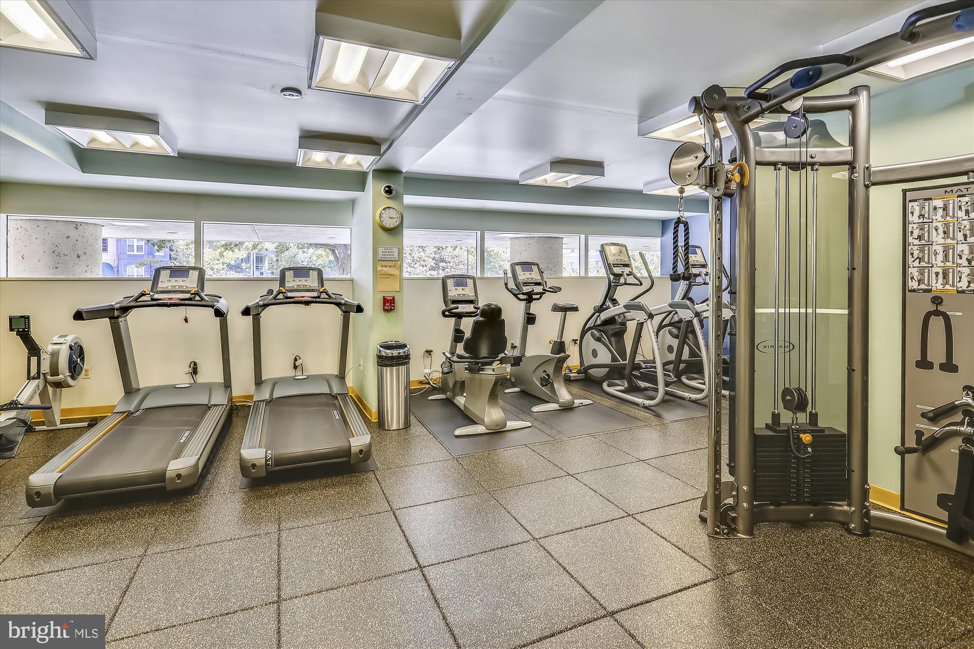 2555 Pennsylvania Avenue Northwest, Unit 816 Washington, DC 20037 - Photo 46 of 54 a view of a room with gym equipment