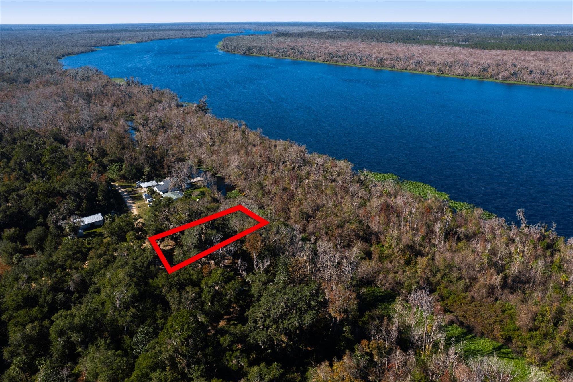 a view of a yard with an outdoor space