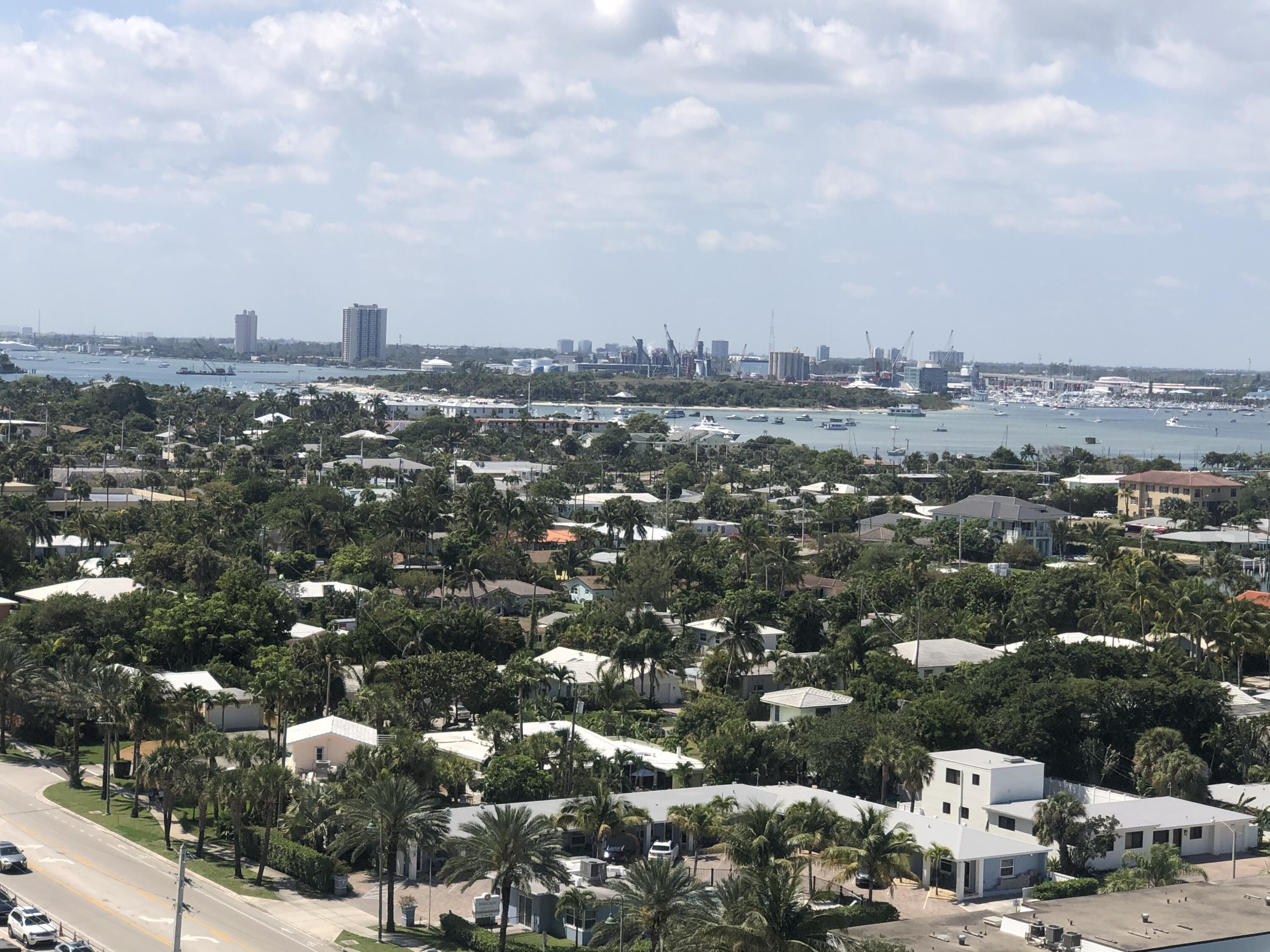 3400 North Ocean Drive, Unit 1506 Riviera Beach, FL 33404 - Photo 3 of 42 View of Peanut Island from OT #1506