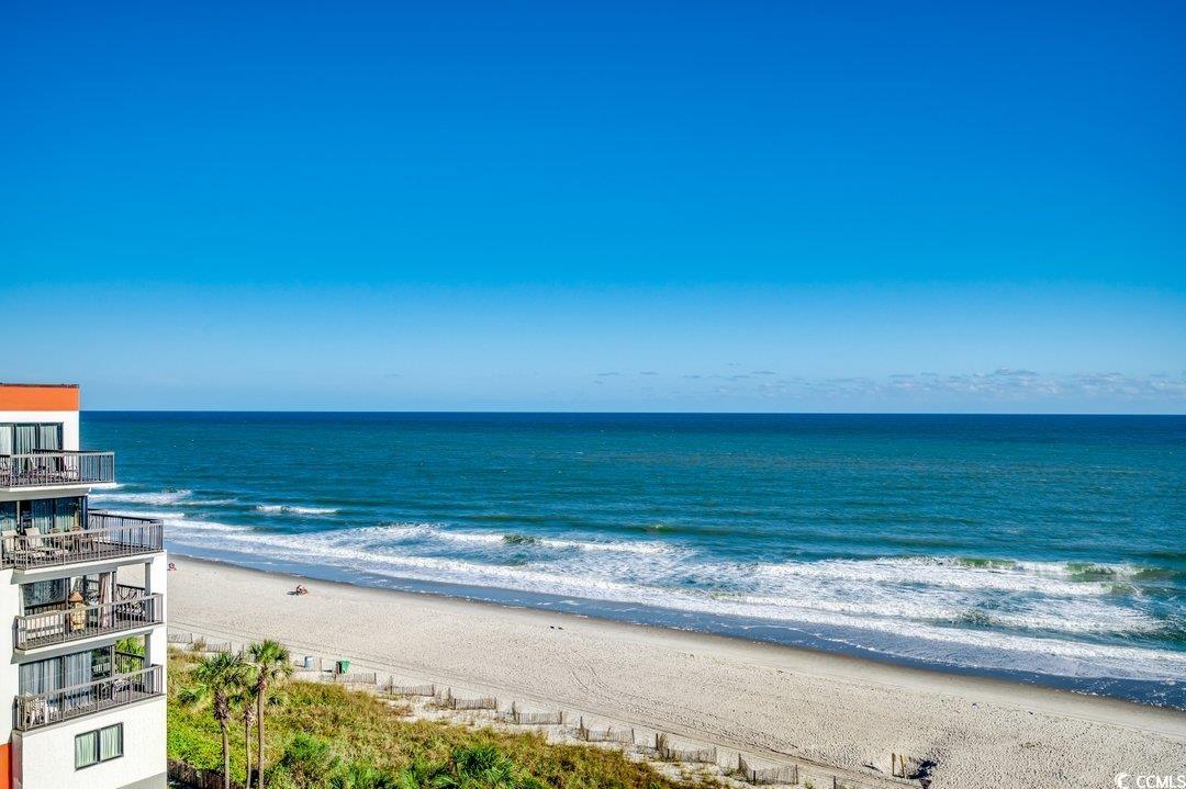 7100 North Ocean Boulevard, Unit 825 Myrtle Beach, SC 29572 - Photo 2 of 38 Water view with a view of the beach