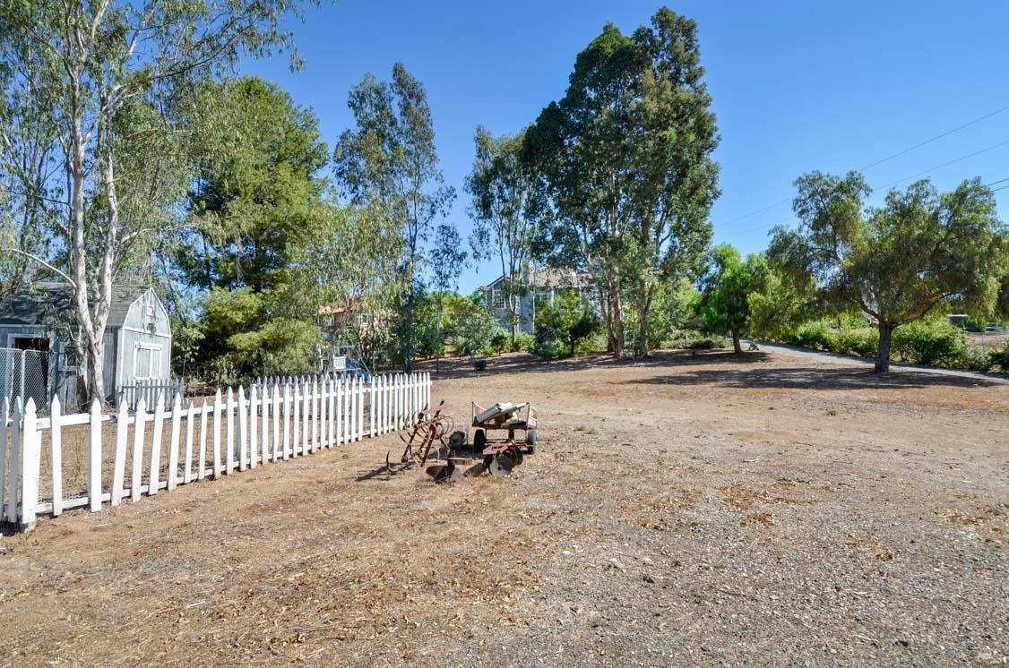 4132 Olive Hill Road Fallbrook, CA 92028 - Photo 23 of 25 Shed and Garden Area with Plenty of Space