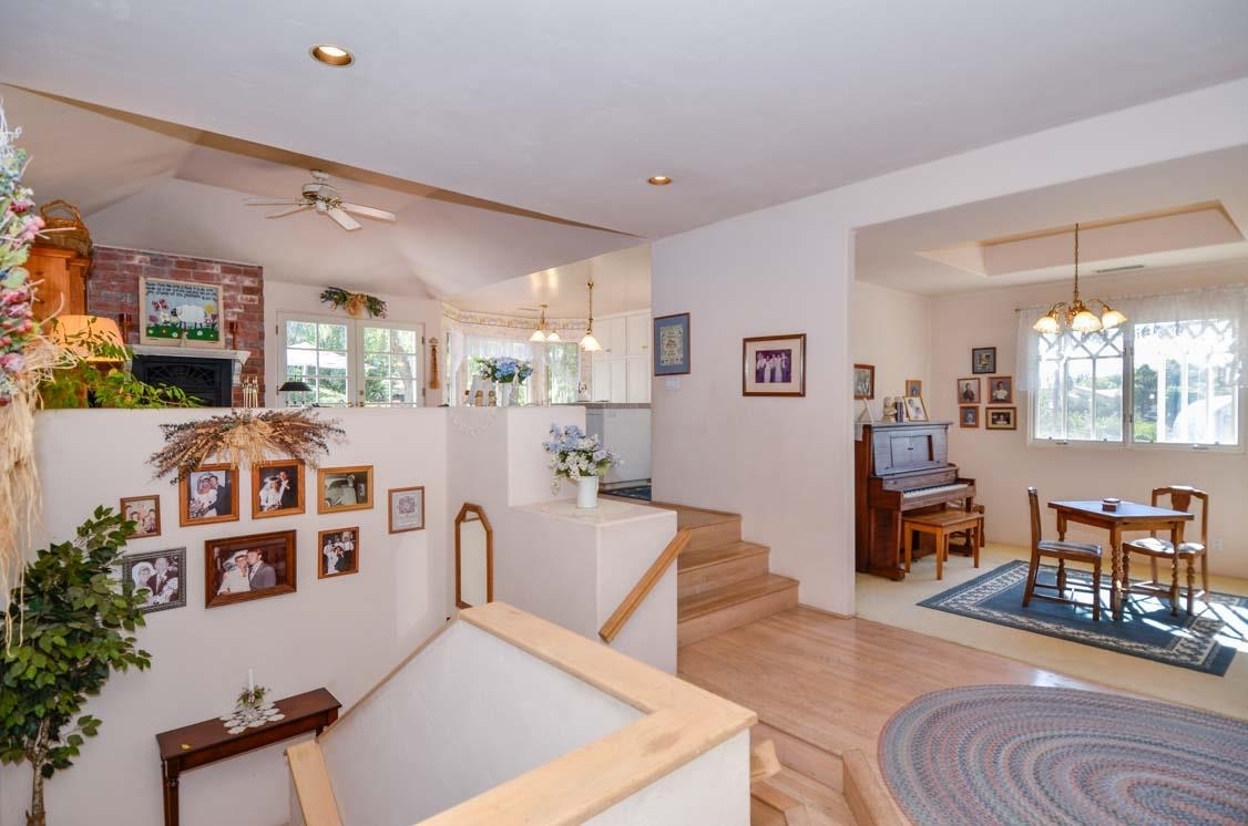 4132 Olive Hill Road Fallbrook, CA 92028 - Photo 25 of 25 Open Floor Plan with Stairs to Laundry Room, Garage and Basement