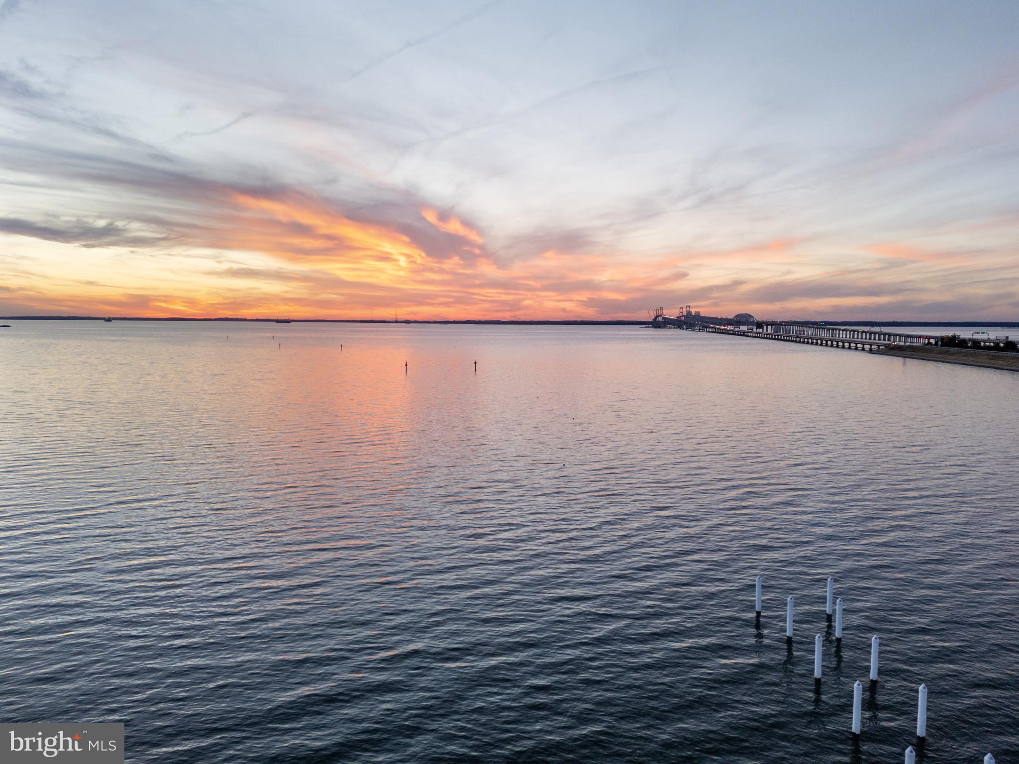 Sunset Wharf Stevensville, MD 21666 - Photo 11 of 16 View of the Chesapeake Bay and Bay Bridge