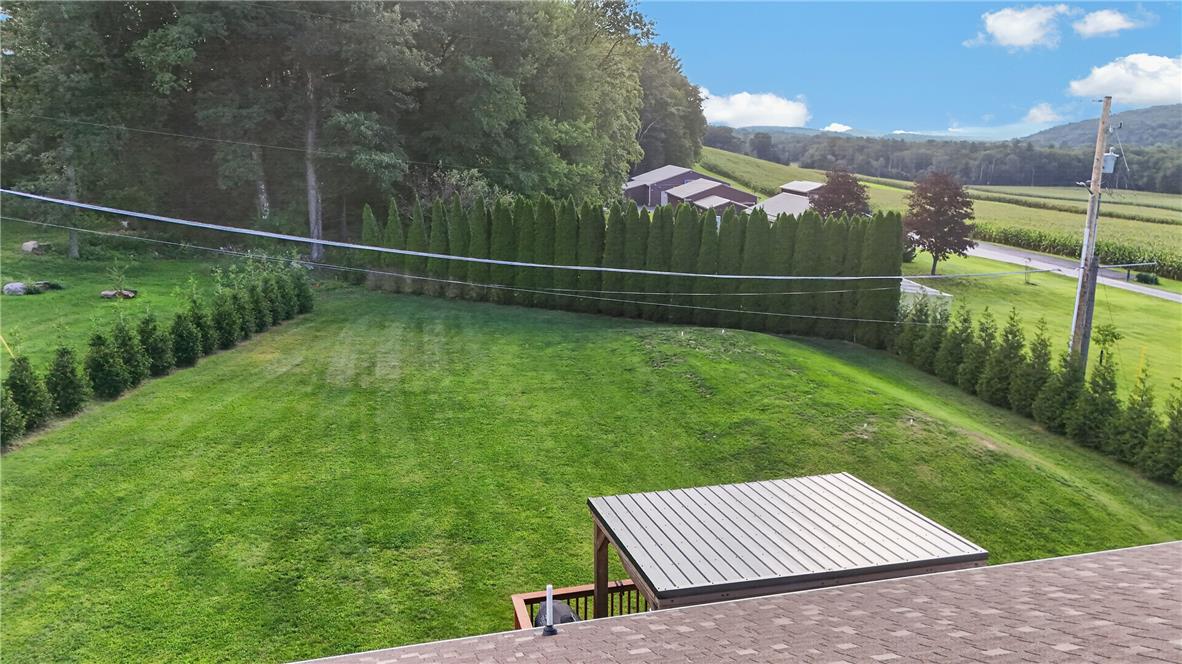 74 Kepners Road New Ringgold, PA 17960 - Photo 28 of 79 A spacious green lawn is bordered by mature trees and evergreen privacy hedges.