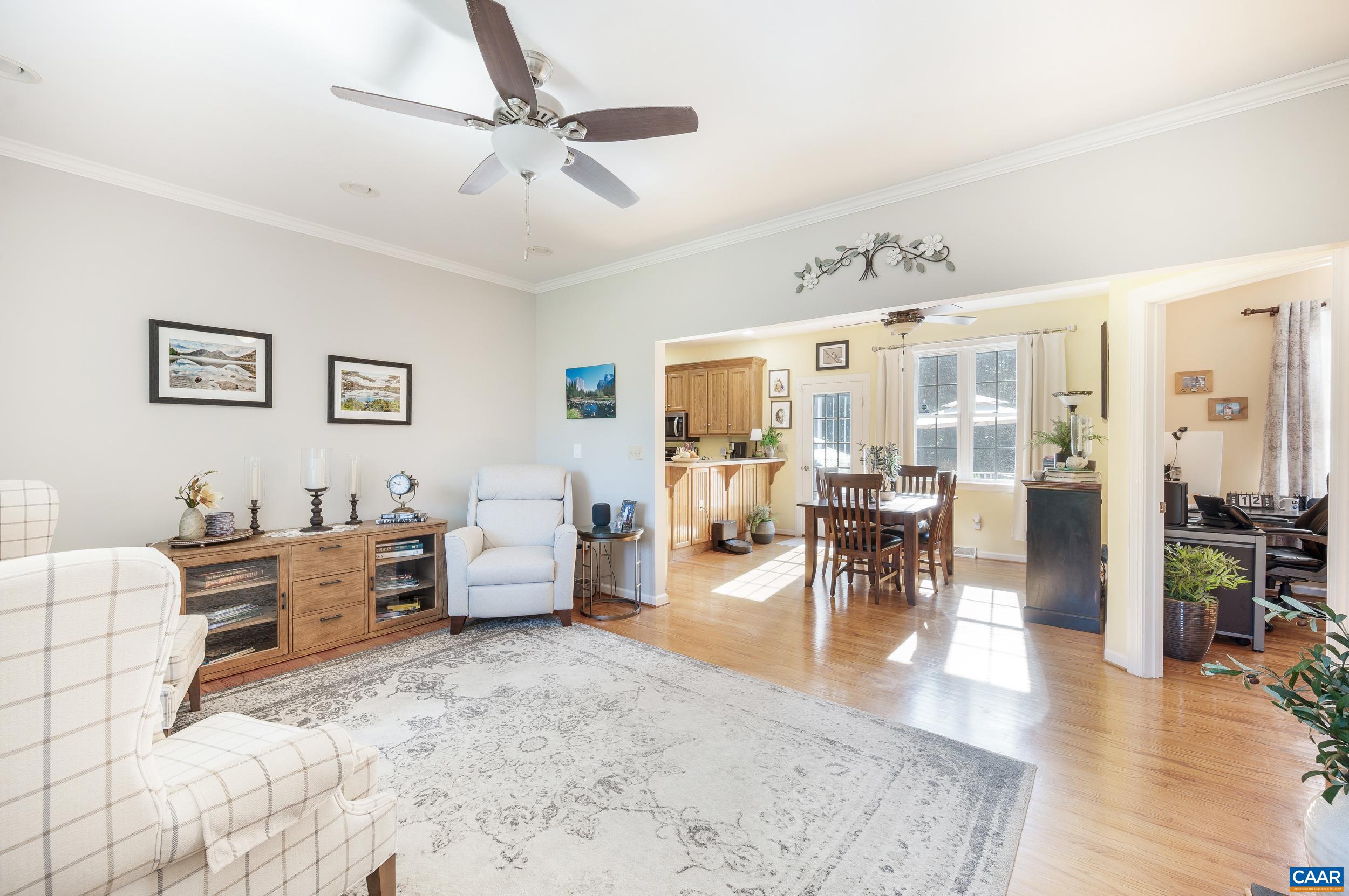 873 Copper Mine Road Dillwyn, VA 23936 - Photo 3 of 49 a living room with furniture and view of kitchen