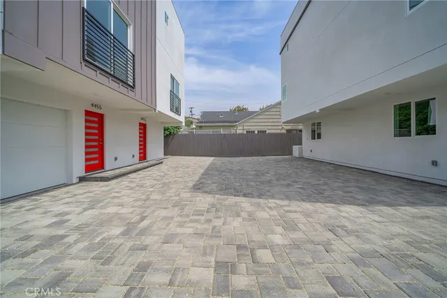 a view of outdoor space garage and yard