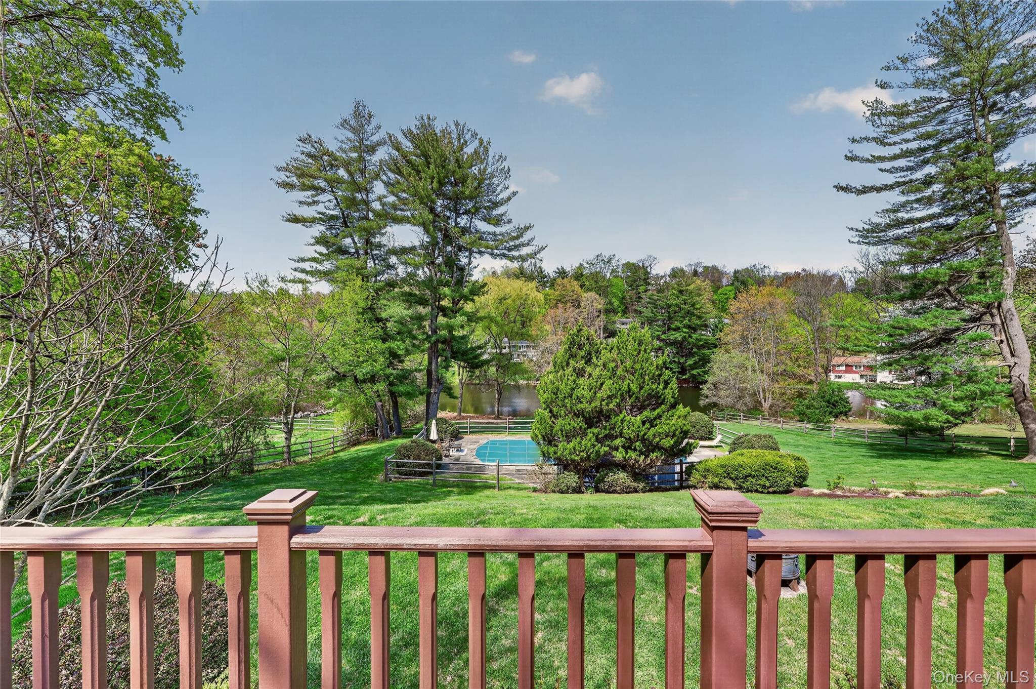 301 Bear Ridge Road Pleasantville, NY 10570 - Photo 35 of 48 View of massive yard from deck.