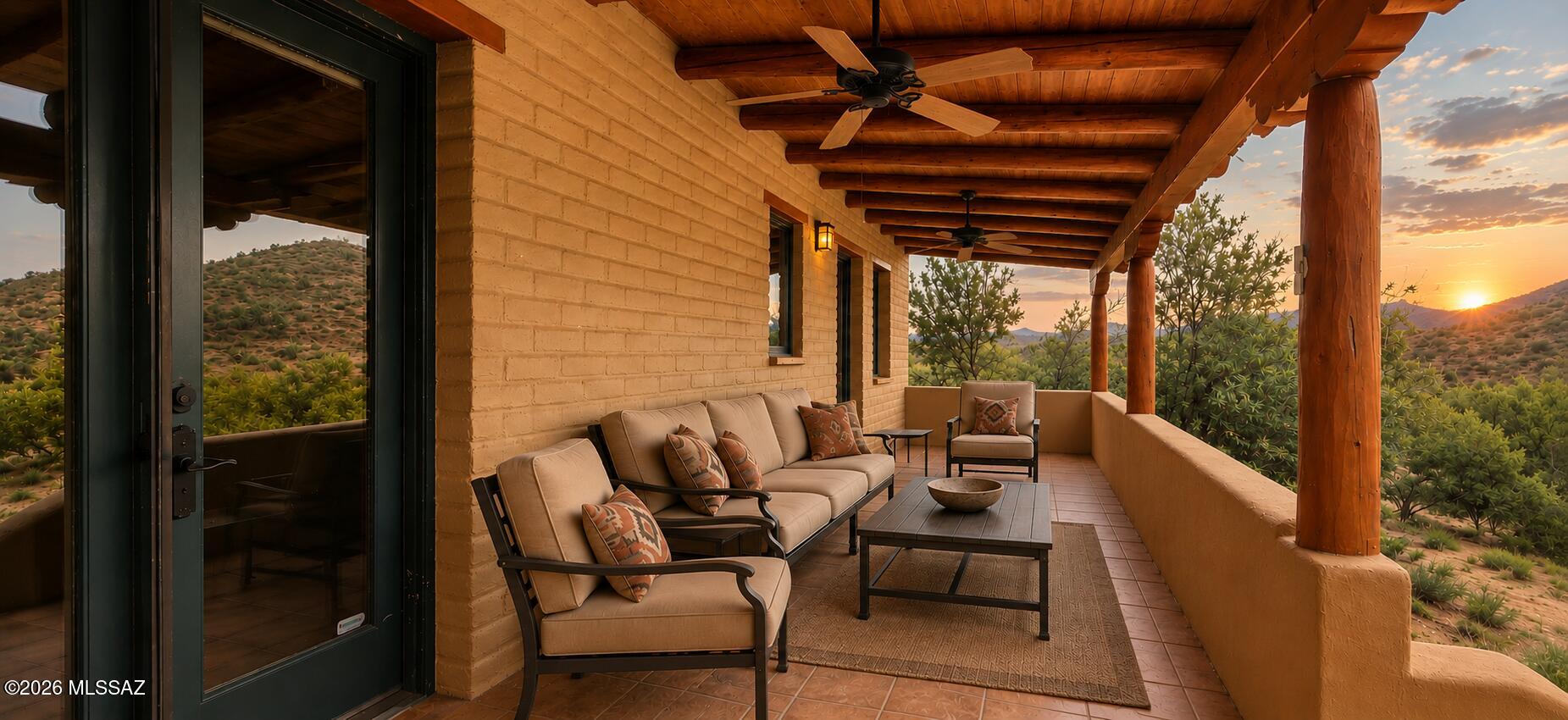 15791 East Hillton Ranch Road Vail, AZ 85641 - Photo 31 of 47 Back patio off living and laundry room