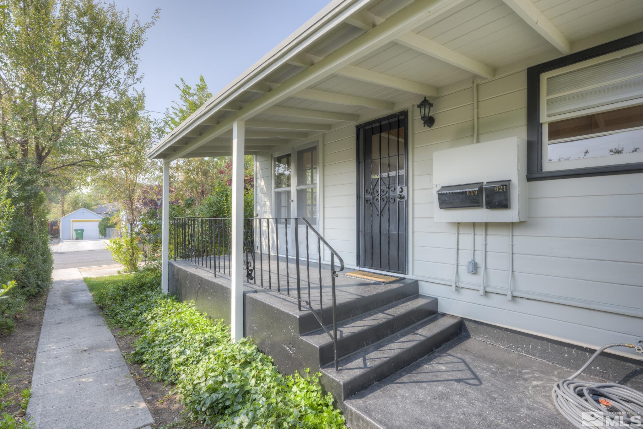 619 Thoma Street Reno, NV 89502 - Photo 4 of 40 a view of a bench in the porch