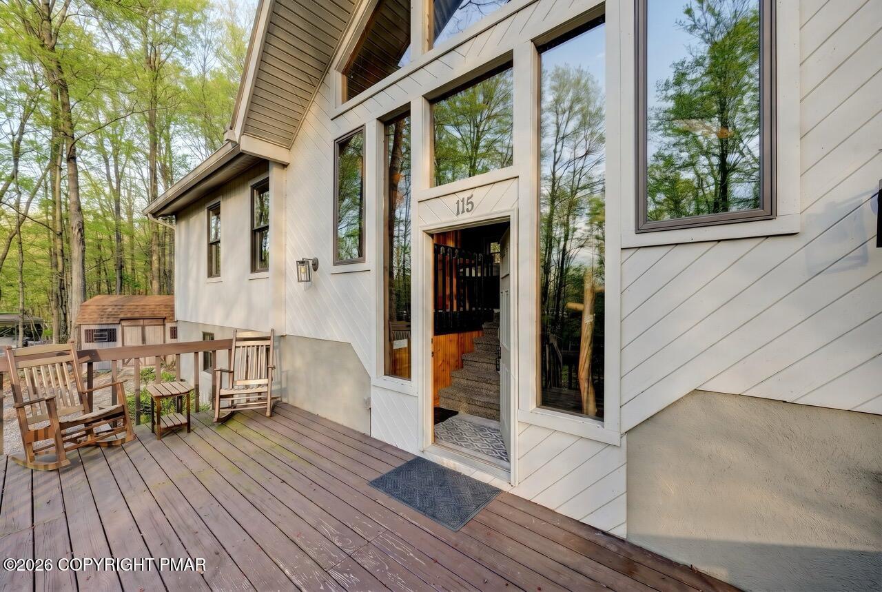 115 Fawn Road Pocono Lake, PA 18347 - Photo 65 of 71 Front Entry Deck