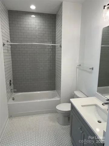 an empty room with wooden door