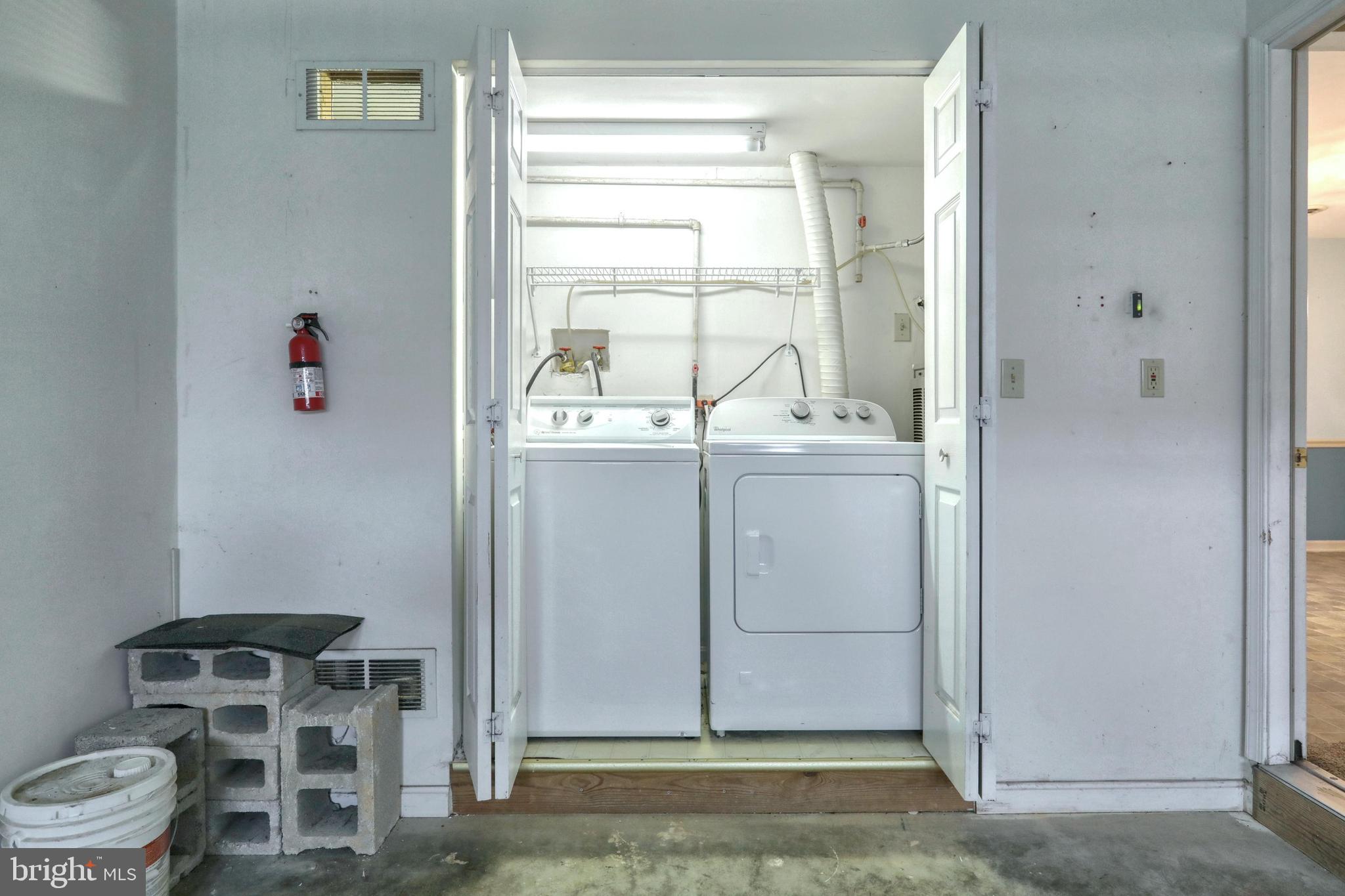 Garage Laundry Area