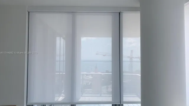 a close view of closet