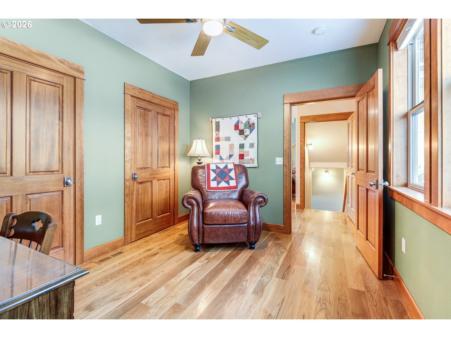 61615 High Valley Road Union, OR 97883 - Photo 22 of 47 a hallway with furniture and wooden floor